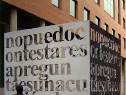 Obra de Liam Gillick, para Alcobendas (Madrid).