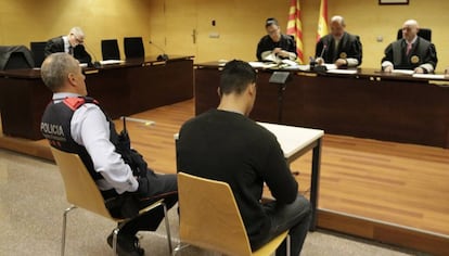 El condenado, en el juicio.