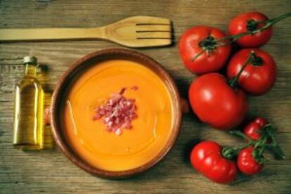 The perfect salmorejo has few ingredients.