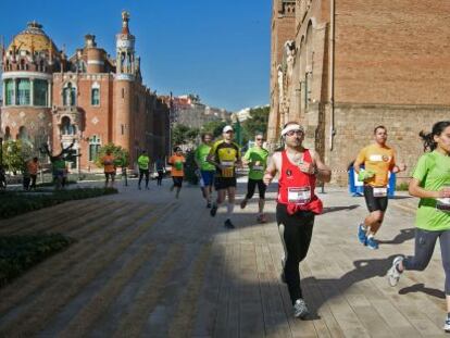 Corredors al Recinte Modernista de Sant Pau.