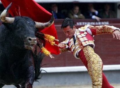 Pase de pecho de Diego Urdiales en Las Ventas.