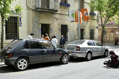 Lugar del Paseo de la Torre Blanca, de la localidad de Sant Cugat de Vallés, donde han sido encontrados sanos y salvos.