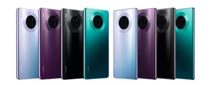 Huawei Mate 30 y Mate 30 Pro.