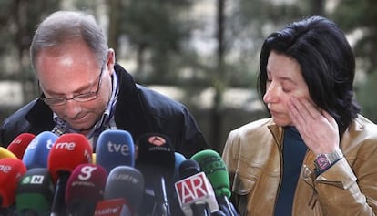 Antonio del Castillo y Eva Casanueva, esta mañana en Sevilla.