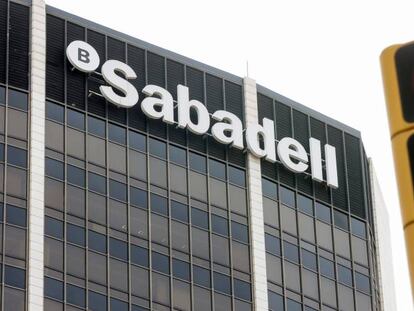 Sede corporativa del Banco Sabadell en Barcelona.