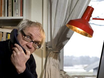 El dibujante Lars Vilks, ayer en su domicilio de Nyhamnslage, al sur de Suecia.