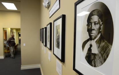 Retrato de Harriet Tubman.