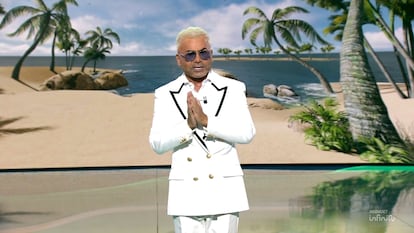 Jorge Javier Vázquez, durante una gala de 'Supervivientes All Stars'.