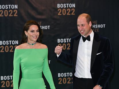 Kate Middleton y el príncipe Guillermo en su viaje oficial a Boston.