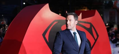 Ben Affleck en el estreno de la película 'Batman contra Superman'.