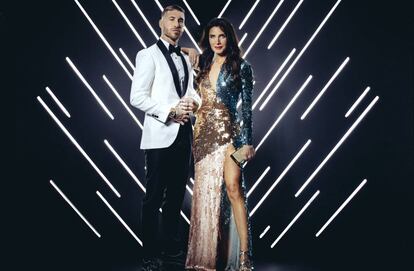 Sergio Ramos y Pilar Rubio, en una gala de la FIFA.