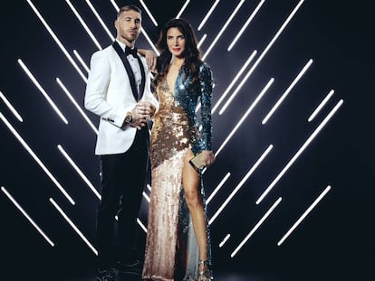 Sergio Ramos y Pilar Rubio, en una gala de la FIFA.