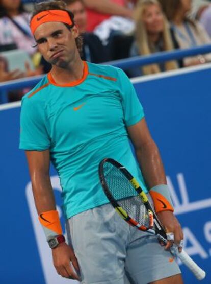 Nadal, en un momento del partido contra Murray.