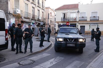 Imagen de archivo de una operación antiyihadista de la Guardia Civil en Málaga.