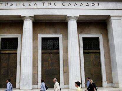 Sede del Banco de Grecia (el banco central), en Atenas.