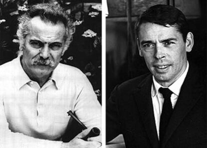 Georges Brassens y, en la imagen de la derecha, Jacques Brel.