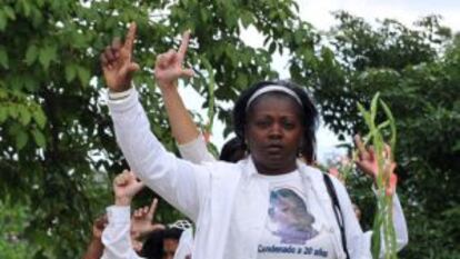 Berta Soler, líder das Damas de Branco, em 2010.