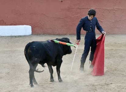 Adolfo Suárez Flores, en Povedilla.