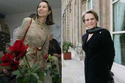 Ségolène Royal, candidata socialista a las presidenciales francesas y Michèle Alliot-Marie, ministra de Defensa y posible candidata de la derecha.
