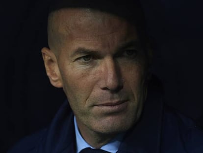 Zinedine Zidane, entrenador del Real Madrid.