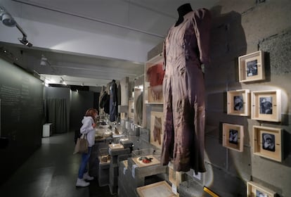 La exposición del Memorial, en Moscú.