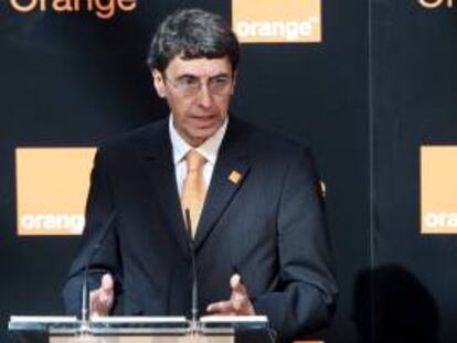El consejero delegado de Orange, Jean Marc Vignolles, en un acto en Oviedo. EFE/Archivo