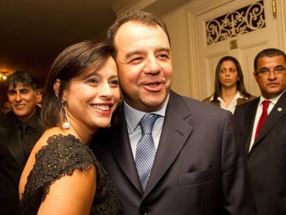 Adriana Ancelmo e Sergio Cabral, em 2011, alvos da Lava Jato.