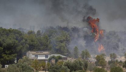 El incendio de Ribera d'Ebre, el 26 de junio.