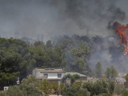 L'incendi de Ribera d'Ebre, el 26 de juny.