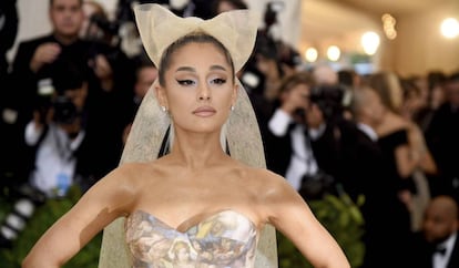 Ariana Grande, en la gala del Museo Metropolitano de Nueva York, el pasado mayo. 