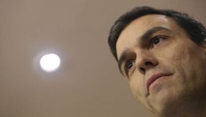 El secretario general del PSOE, Pedro S&aacute;nchez, este jueves