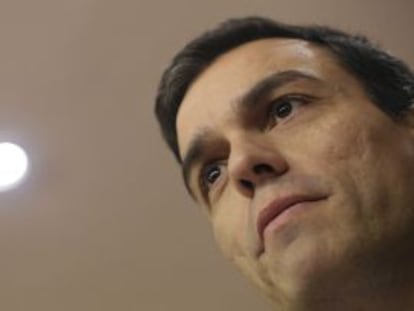 El secretario general del PSOE, Pedro S&aacute;nchez, este jueves