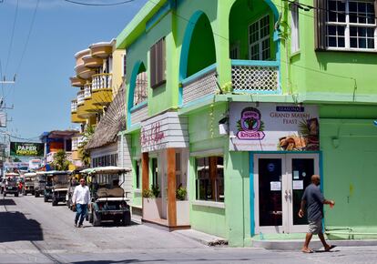 Una de las calles de la localidad de San Pedro.