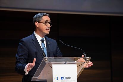 João Negrão, director ejecutivo de la Oficina Europea de la Propiedad Intelectual (EUIPO), en su intervención de este viernes. / EUIPO
