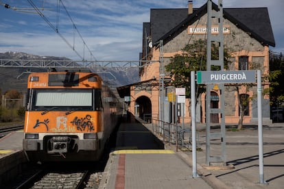 Parada de Puigcerdà, en la frontera con Francia. 