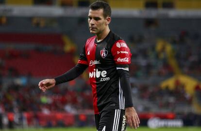 Márquez, durante un partido con Atlas.