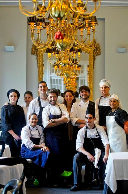 El equipo completo de cocina de Club Allard.