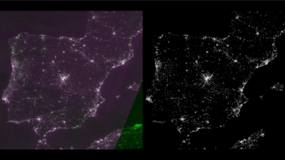 El apagón desde el espacio: así registraron los satélites de la NASA la vuelta de la luz