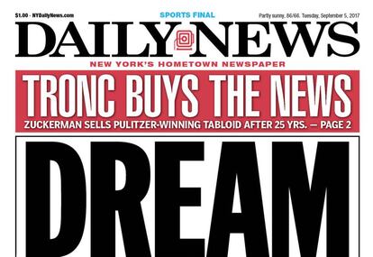 Portada del Daily News