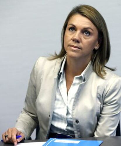 La secretaria general del PP, María Dolores de Cospedal.