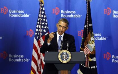 El presidente Obama este miércoles en Washington.