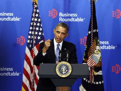 El presidente Obama este miércoles en Washington.