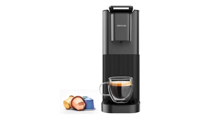 Vista de la cafetera de cápsulas con descuento en Cecotec.
