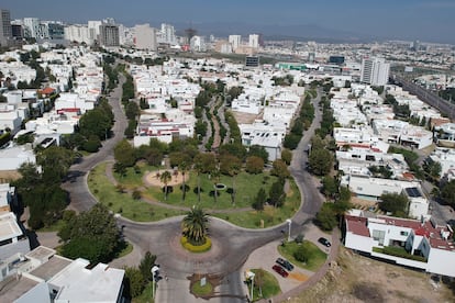 El fraccionamiento Privadas del Pedregal, en San Luis Potosí. Una de las propiedades de la familia Gallardo, bajo investigación. 