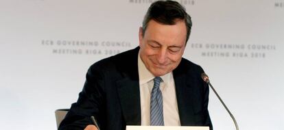 Mario Draghi, presidente del BCE