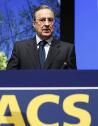 Florentino P&eacute;rez, presidente de ACS.