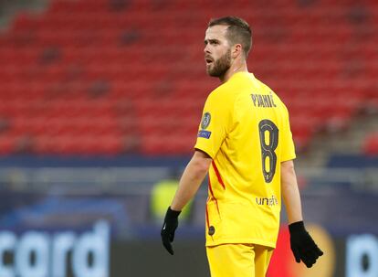 Miralem Pjanic, en el partido del Barcelona ante el Ferencváros.
