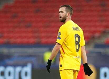 Miralem Pjanic, en el partido del Barcelona ante el Ferencváros.