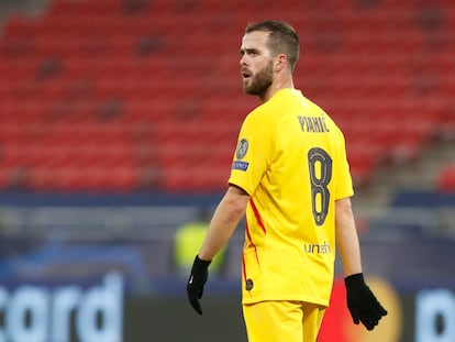 Miralem Pjanic, en el partido del Barcelona ante el Ferencváros.