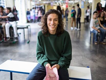 Pedro Nakagawa, de 15 anos, sempre estudou em escolas particulares, mas mudou para um colégio público neste ano.